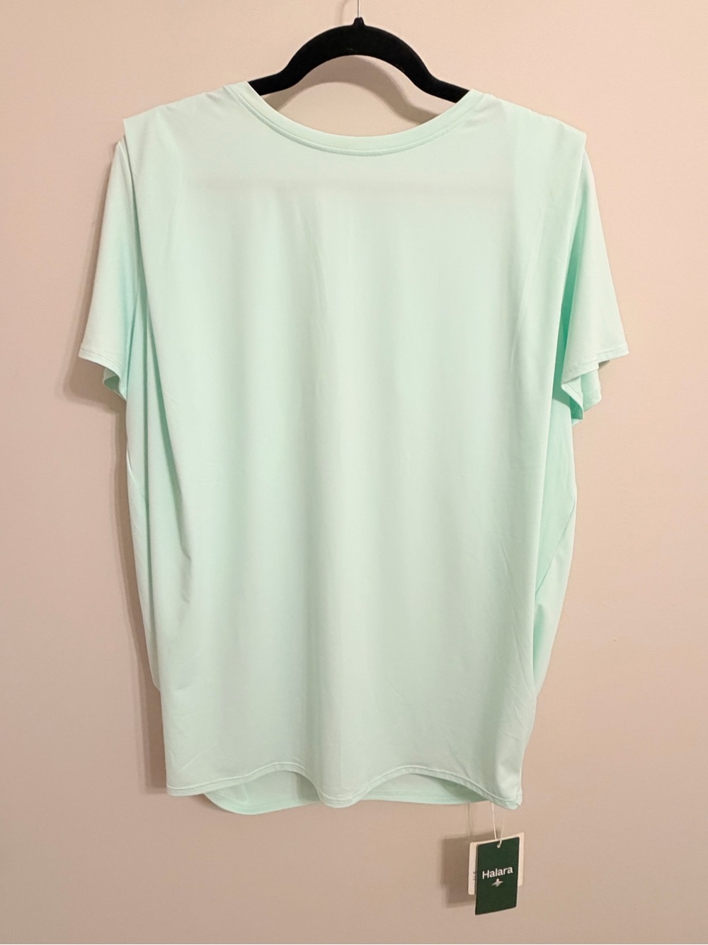 Halara Round Neck Short Sleeve Ruched Cool Touch
Yoga Sports Top-UPF50+